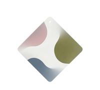 Ambientador para coche con estampado de suave contorno, paquete de 6 ambientadores de coche con aroma a lavanda, tarjeta para coche y hogar