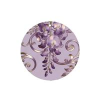 Ambientador para coche con estampado de vid morada, paquete de 6 unidades con aroma a lavanda, tarjeta para coche y hogar