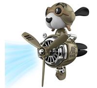 Ambientador para coche con forma de hélice - Fragancia para salida de aire del coche con forma de perro piloto | Difusor creativo con forma de hélice que hace temblar la cabeza para el aire acondicion