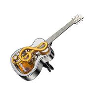 Ambientador Para Coche De Guitarra - Mini Difusor De Fragancia Con Clip De Nota Dinámica | Regalo De Accesorios Para Automóviles Para Amantes De La Música Y Decoración Interior De Vehículos