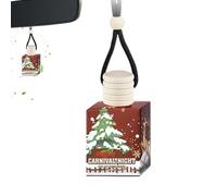 Ambientador para Coche, Difusor de Aroma Navideño para Automóvil, Navideños Eliminador de Olores Duradero para Viajes en Coche AutoSedán
