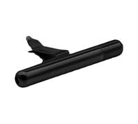 Ambientador para coche, difusor de fragancia, 0.3 x 2.5 x 1.38 pulgadas, estructuras magnéticas, decoración automotriz, construcción de acero inoxidable, colores negro dorado, naranja clásico