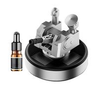 Ambientador para coche, difusor de perfume alimentado por energía solar, de aluminio reutilizable para tablero de instrumentos con de 5 ml, dispersión de moléculas de aire, desodorante