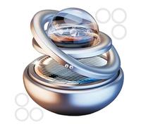 Ambientador Para Coche - Difusor Solar | Perfume Giratorio Osmanthus De Aleación De Aluminio, Aromaterapia Automática De 160G, Accesorios Interiores, Ambientador Para Vehículos, Recargas De Tabletas