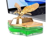 Ambientador para coche, diseño de águila, ambientadores decorativos de perfume, accesorios de aromaterapia galvanizados