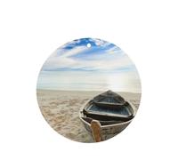 Ambientador para coche, diseño de barco, playa, amanecer, impresión, moda, 10 unidades, hojas colgantes perfumadas para coche