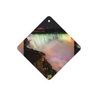 Ambientador para coche, diseño de cataratas del Niágara, 10 piezas, hojas de ambientador con cuerda para coches y hogar