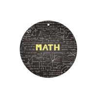 Ambientador para coche, diseño de matemáticas, 10 piezas, hojas de ambientador con cuerda para coches y hogar