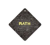 Ambientador para coche, diseño de matemáticas, 10 piezas, hojas de ambientador con cuerda para coches y hogar