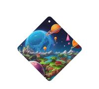 Ambientador para coche, diseño de universo de dibujos animados, para colgar en el coche, para decoración de habitación de automóvil, regalo de 4 unidades