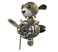 Ambientador para coche Dog Pilot - Carr Airr Outlet Creative Dog Shaking Heads | Gama de difusor de ventilador Outleet de fragancia | Ambientador de hélice Caar Aiiir Interactive Fun and Supports a