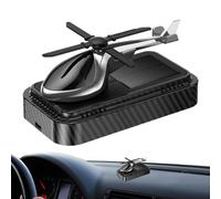 Ambientador para Coche Energía Solar,Ambientador para Coche Giratorio - Decoración de autorrotación interior del coche solar del helicóptero - Difusor de fragancias purifica los olores para el automóv