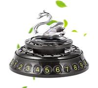 Ambientador para Coche Energía Solar,Ambientador para Coche Solar Cisne,Cisne Difusor Solar de Aromaterapia Placa de Número de Teléfono de Aparcamiento - Ambientadores de coche con energía