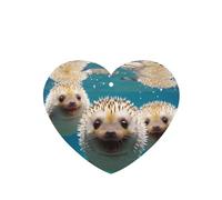 Ambientador para coche Hedgehogs in the Water - Juego de difusor perfumado de 4 piezas, fragancia de larga duración para coche, hogar y armario