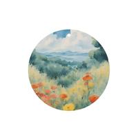 Ambientador para coche, hojas colgantes perfumadas con cuerda, 10 unidades, diseño de acuarelas de temporada