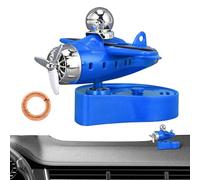 Ambientador Para Coche | Perfume De Coche Solar Modelo Avión - Eliminador De Olores De Aromaterapia Y Decoración Para Tablero De Conductor SUV Camión Sedán Viajes