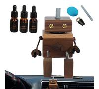 Ambientador para coche, robot tambaleante, ambientador de aire, ambientador de aire para coche, decoración del hogar hecha a mano para salón, cumpleaños, vacaciones, dormitorio, varias camionetas