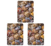 Ambientador para coche Sea Shell Treasures, pastillas aromáticas para coche (paquete de 3) (aroma a lavanda/océano/té blanco) para coche o casa.
