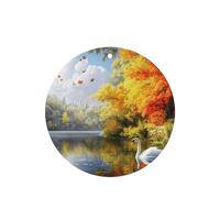 Ambientador para coche Swan in the Water - Difusor de fragancia colgante para coche con aroma duradero para coches, hogares y más, juego de 4 piezas