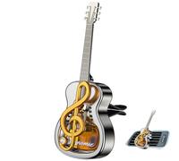 Ambientador Para Guitarra Eléctrica Para Coche - Difusor De Fragancia De Notas Musicales Dinámicas Diseño Elegante Compacto De 8 Cm, Ambientador Para Guitarra Para Coche | Accesorio De Ventilación Par