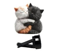 Ambientador para Rejilla de Aire del Coche,Difusor de Perfume Acrílico en Relieve - Ambientador con Gato Adorable para Viajes en Coche y Uso Diario en Verano