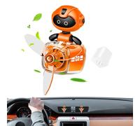 Ambientador Para Rejilla Ventilación De Coche - Clips Para Rejilla De Ventilación De Coche - Perfume De Piloto De Robot De Dibujos Animados - Lindo Difusor Giratorio Automático Para Coche, Suministro