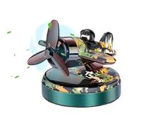 Ambientador para salpicadero, aromaterapia para coche - Fragancia de coche de larga duración con diseño de avión | Aromaterapia de avión solar, fragancia perfumada para coche para hombres y mujeres, a