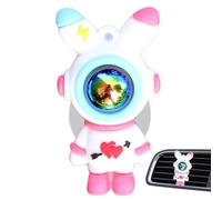 Ambientador para ventilación de coche, diseño de orejas de conejo, astronauta, clips de ventilación, accesorios de automóvil y luchador de olores, decoración de fragancia automotriz para el lugar de