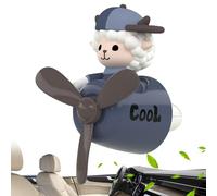 Ambientador Piloto para Coche,Ambientador Piloto para Coche | Ambientadores de ventilación de salida de aire de hélice giratoria Animal Pilot - Fragancia para coche con 2 pastillas de aromaterapia, pe