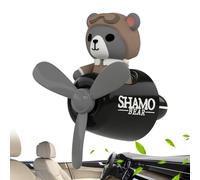 Ambientador Piloto para Coche,Ambientador Piloto para Coche Clip de Ventilación - Lindo difusor de de coche piloto animal para ventilación de aire | Perfume para con 2 Pastillas de terapia,