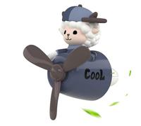 Ambientador Piloto para Coche Clip de Ventilación para Ambientador de Coche Piloto - Difusor de Ventilador de Salida de Aire de Coche Animal Pilot - Perfume de Coche con 2 Tablets