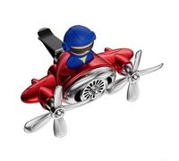 Ambientador portátil para coche con clip giratorio, ideal para una experiencia de conducción agradable y vigorizante (rojo)