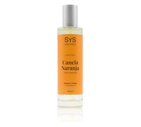 Ambientador Pulverizador Canela-Naranja Spray Concentrado, 100ml SYS Aromas | Aroma Cítrico y Especiado - Fragancia Duradera, Elimina Olores - Para Hogar, Oficina, Baño, Coche - 100 ml