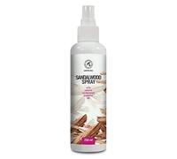 Ambientador Pulverizador con Aceite Esencial de Sandalo 250ml - Perfumador Hogar - Perfume de Interior - Fragancia Sandalo - Spray Almohada - Ambientador Armario Ropa - Perfumador Spray