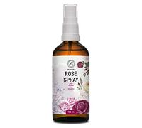 Ambientador Pulverizador con Extracto de Flor de Rosa - 100 ml - Perfumador Hogar - Perfume de Interior - Fragancia Rosa - Spray Almohada - Ambientador Armario Ropa - Perfumador Spray