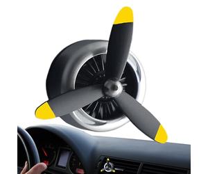 Ambientador rotativo para vehículo: difusor de aromaterapia para ventilador, ambientador de ventilación automotriz, accesorio interior de camión, portavoz de ventilación | Decorativo