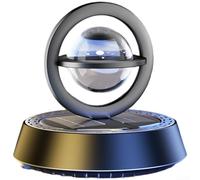 Ambientador solar colgante para coche con diseño giratorio y almohadillas de aroma de madera para una mejor difusión del aroma (A)