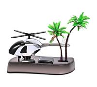 Ambientador solar giratorio para aromaterapia, difusor de coche con diseño de helicóptero, difusor de aromaterapia, adornos de tablero para familiares, amigos, colegas