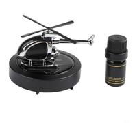 Ambientador solar giratorio para aromaterapia para el interior del vehículo, rotación de detección de luz de doble frecuencia con motor de cobre puro, compatible con decoración de consola central de