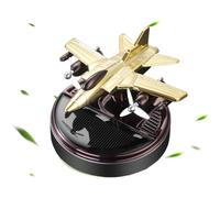 Ambientador solar giratorio para automóviles: difusor de coche giratorio de avión de camuflaje creativo | Difusor de aceite de aromaterapia solar, perfume para coche, luchador de olor, creativo, elim