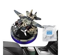 Ambientador solar giratorio para coche, ambientador de aire de aviones, purificador de fragancia con a avión, purificador de aire giratorio perfumado para hombres y mujeres, desodorización de