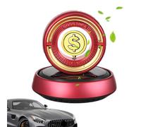 Ambientador solar giratorio para coche, ambientador de coche con energía solar, difusor de aceite rotativo resistente, perfume de coche, accesorios creativos para coche, fuerte olor a coche