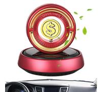 Ambientador solar giratorio para coche, ambientador de coche con energía solar - Difusor de de aromaterapia solar robusto,Accesorios para coche, eliminador de olores de coche, perfume