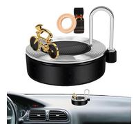 Ambientador solar giratorio para coche, aromaterapia con pista automática para salpicadero, accesorios para el interior del coche para eliminar el olor, aromaterapia del vehículo para relajarse