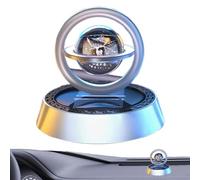 Ambientador solar giratorio para coche, difusor de con tableta de aromaterapia, purificador de aire para coche, eliminador de olores, decoración de coche para hombres y mujeres