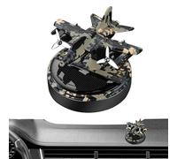 Ambientador solar giratorio para coche, Difusores de coche rotativos de avión de camuflaje para aceites, difusor de de aromaterapia solar, eliminador de olor de coche, cazador de olores