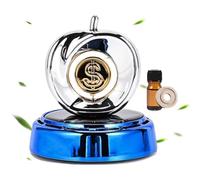 Ambientador solar giratorio para coche, purificador de aire de energía solar para autos, difusor de aceite de esencia de diseño de frutas, adorno de fragancia para el hogar