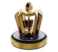 Ambientador solar para automóvil, ambientadores automotrices, perfume giratorio para coche, ambientador de larga duración, decoración interior para SUV, autos deportivos, hogar (3.94 x 3.94 x 3.74