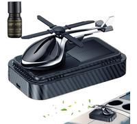 Ambientador solar para coche, ambientador de aire único en forma de helicóptero, ambientador de aire de perfume para automóvil, ahorro de energía, ambientador de lujo para salpicadero, se adapta a