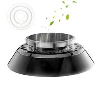 Ambientador solar para coche, ambientador de coche con energía solar - Perfume elegante para vehículo | Ambientador de ventilación de coche, difusor de perfume giratorio de energía solar para dados